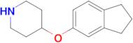 4-((2,3-Dihydro-1H-inden-5-yl)oxy)piperidine