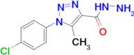 1-(4-Chlorophenyl)-5-methyl-1H-1,2,3-triazole-4-carbohydrazide