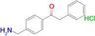 1-(4-(Aminomethyl)phenyl)-2-phenylethan-1-one hydrochloride