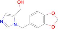 (1-(Benzo[d][1,3]dioxol-5-ylmethyl)-1H-imidazol-5-yl)methanol