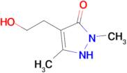 4-(2-Hydroxyethyl)-2,5-dimethyl-1,2-dihydro-3H-pyrazol-3-one