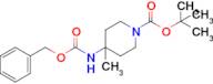 Tert-butyl 4-(((benzyloxy)carbonyl)amino)-4-methylpiperidine-1-carboxylate