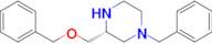 (R)-1-benzyl-3-((benzyloxy)methyl)piperazine