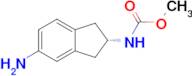 Methyl (S)-(5-amino-2,3-dihydro-1H-inden-2-yl)carbamate