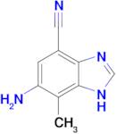 6-amino-7-methyl-1H-1,3-benzodiazole-4-carbonitrile