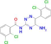 N-(5-amino-6-(2,3-dichlorophenyl)-1,2,4-triazin-3-yl)-2,3-dichlorobenzamide