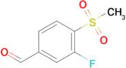 3-Fluoro-4-(methylsulfonyl)benzaldehyde