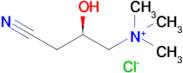 (R)-3-cyano-2-hydroxy-N,N,N-trimethylpropan-1-aminium chloride