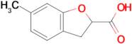 6-Methyl-2,3-dihydrobenzofuran-2-carboxylic acid