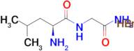 (S)-2-amino-N-(2-amino-2-oxoethyl)-4-methylpentanamide hydrobromide