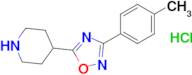 5-(Piperidin-4-yl)-3-(p-tolyl)-1,2,4-oxadiazole hydrochloride