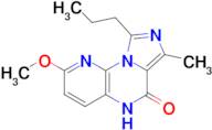 12-methoxy-5-methyl-3-propyl-2,4,8,13-tetraazatricyclo[7.4.0.0²,⁶]trideca-1(13),3,5,9,11-pentaen-7…