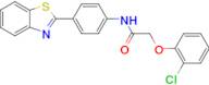 N-(4-(benzo[d]thiazol-2-yl)phenyl)-2-(2-chlorophenoxy)acetamide