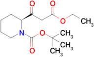 Tert-butyl (S)-2-(3-ethoxy-3-oxopropanoyl)piperidine-1-carboxylate