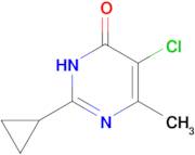 5-chloro-2-cyclopropyl-6-methyl-3,4-dihydropyrimidin-4-one