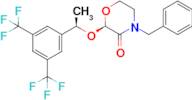 (R)-4-benzyl-2-((R)-1-(3,5-bis(trifluoromethyl)phenyl)ethoxy)morpholin-3-one