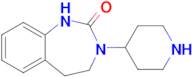 3-(Piperidin-4-yl)-1,3,4,5-tetrahydro-2H-benzo[d][1,3]diazepin-2-one