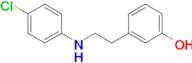 3-(2-((4-Chlorophenyl)amino)ethyl)phenol