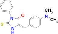 (E)-5-(4-(dimethylamino)benzylidene)-3-phenyl-2-thioxoimidazolidin-4-one