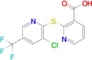 2-((3-Chloro-5-(trifluoromethyl)pyridin-2-yl)thio)nicotinic acid