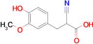 2-Cyano-3-(4-hydroxy-3-methoxyphenyl)propanoic acid