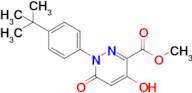 Methyl 1-(4-(tert-butyl)phenyl)-4-hydroxy-6-oxo-1,6-dihydropyridazine-3-carboxylate