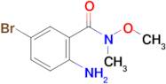 2-Amino-5-bromo-N-methoxy-N-methylbenzamide