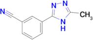 3-(5-methyl-4H-1,2,4-triazol-3-yl)benzonitrile