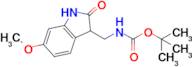 Tert-butyl ((6-methoxy-2-oxoindolin-3-yl)methyl)carbamate