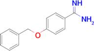 4-(Phenylmethoxy)benzenecarboximidamide