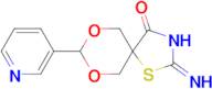 2-imino-8-(pyridin-3-yl)-7,9-dioxa-1-thia-3-azaspiro[4.5]decan-4-one