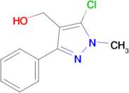 (5-Chloro-1-methyl-3-phenyl-1H-pyrazol-4-yl)methanol