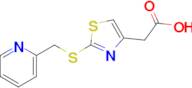 2-(2-((Pyridin-2-ylmethyl)thio)thiazol-4-yl)acetic acid