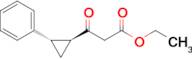 Ethyl 3-oxo-3-((1S,2S)-2-phenylcyclopropyl)propanoate