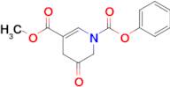 3-Methyl 1-phenyl 5-oxo-5,6-dihydropyridine-1,3(4H)-dicarboxylate