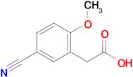 2-(5-Cyano-2-methoxyphenyl)acetic acid