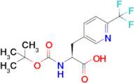 (S)-2-((tert-butoxycarbonyl)amino)-3-(6-(trifluoromethyl)pyridin-3-yl)propanoic acid