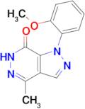 1-(2-Methoxyphenyl)-4-methyl-1,6-dihydro-7H-pyrazolo[3,4-d]pyridazin-7-one