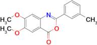 6,7-Dimethoxy-2-(m-tolyl)-4H-benzo[d][1,3]oxazin-4-one