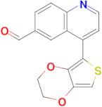 4-(2,3-Dihydrothieno[3,4-b][1,4]dioxin-5-yl)quinoline-6-carbaldehyde