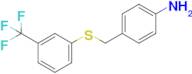 4-(((3-(Trifluoromethyl)phenyl)thio)methyl)aniline