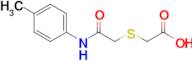 2-((2-Oxo-2-(p-tolylamino)ethyl)thio)acetic acid