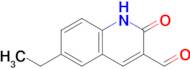 6-ethyl-2-oxo-1,2-dihydroquinoline-3-carbaldehyde