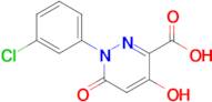 1-(3-Chlorophenyl)-4-hydroxy-6-oxo-1,6-dihydropyridazine-3-carboxylic acid