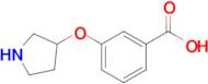 3-(Pyrrolidin-3-yloxy)benzoic acid