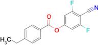 4-Cyano-3,5-difluorophenyl 4-ethylbenzoate