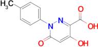 4-Hydroxy-6-oxo-1-(p-tolyl)-1,6-dihydropyridazine-3-carboxylic acid