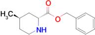 Benzyl (2R,4R)-4-methylpiperidine-2-carboxylate