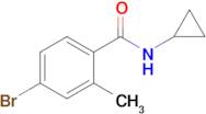 4-Bromo-N-cyclopropyl-2-methylbenzamide