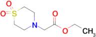 Ethyl 2-(1,1-dioxidothiomorpholino)acetate